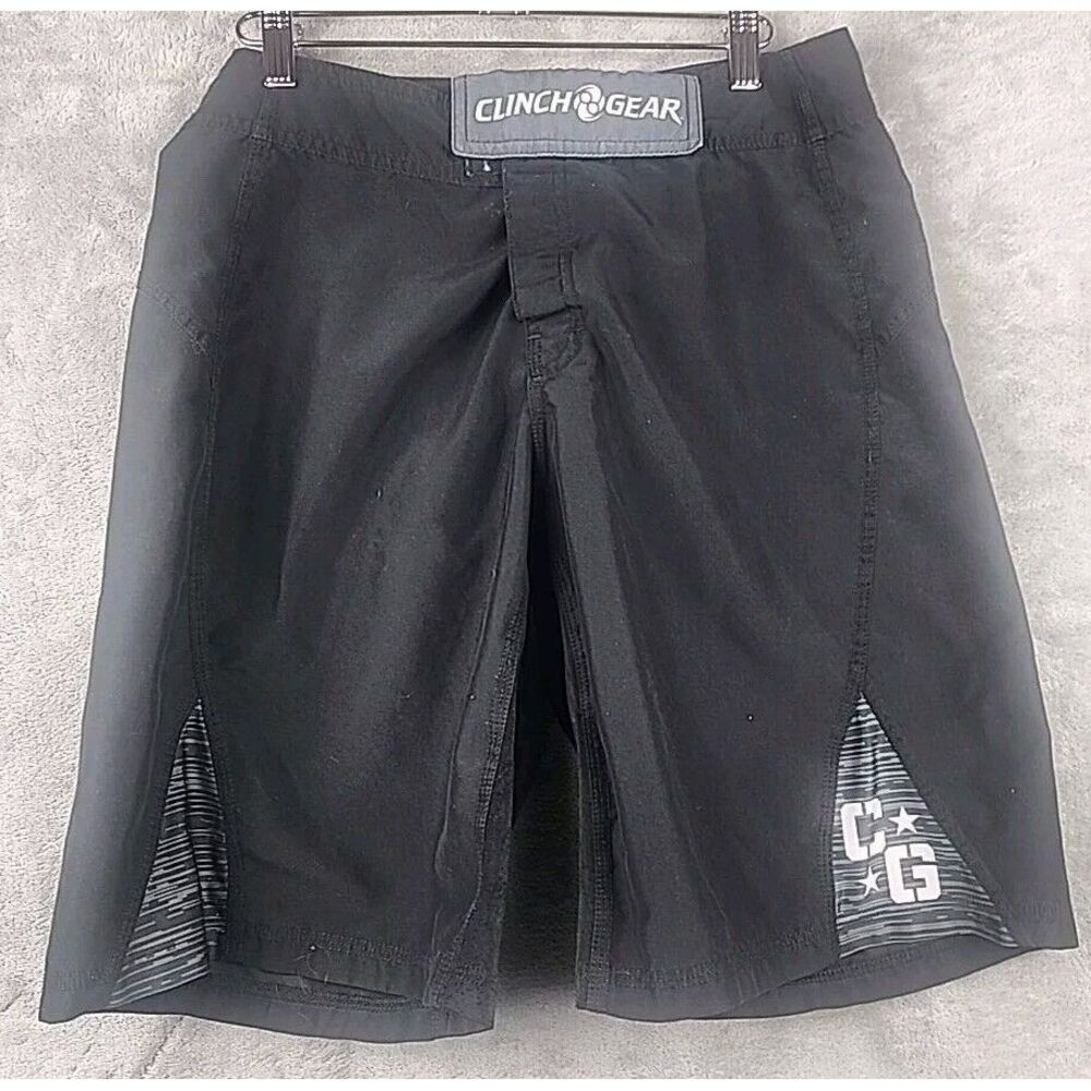 Clinch Gear Shorts Mens Size 32‎ Black MMA Tactical Training Wrestling Gym